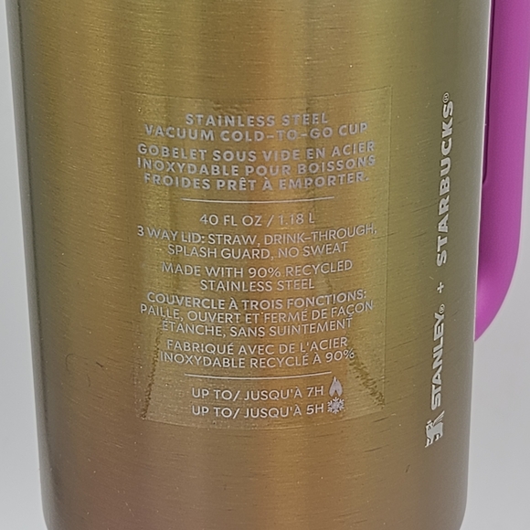 Nwt limited edition Starbucks + Stanley 40 oz summer sunset collaboration 2024